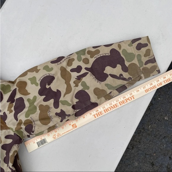 Bob Allen Ducks Unlimited Maynard Reese Hunting Coat Med Camo Jacket 1978 USA LH - Picture 7 of 16